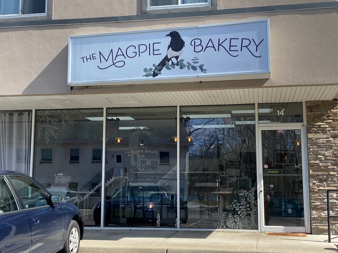 Photo of the Magpie Bakery storefront in Bloomingdale, New Jersey